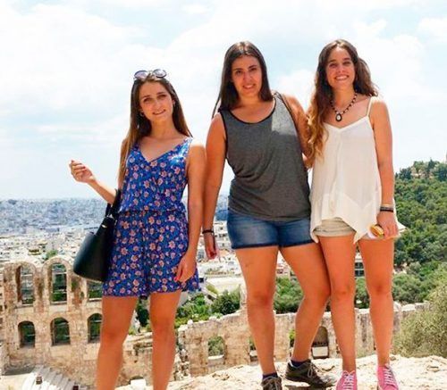 Estudiantes de viaje finde curso por Atenas