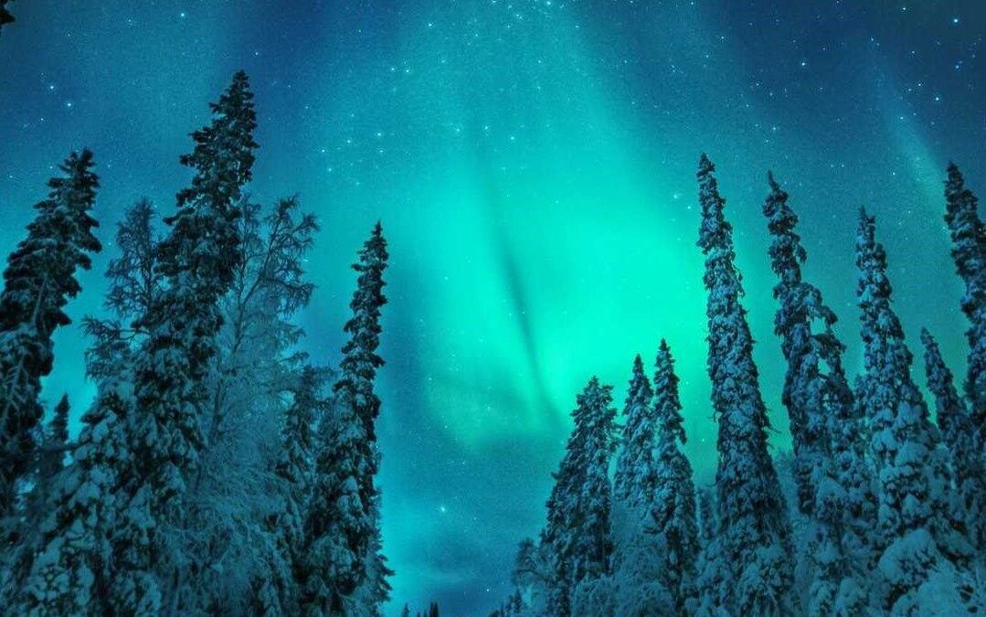 Auroras boreales en Finlandia