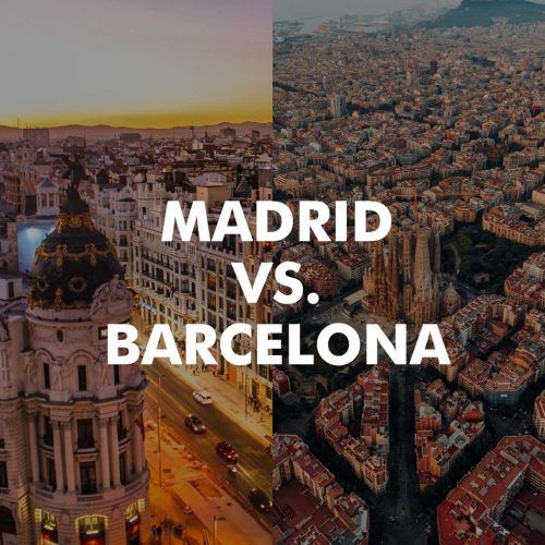 Vivir en Madrid o Barcelona