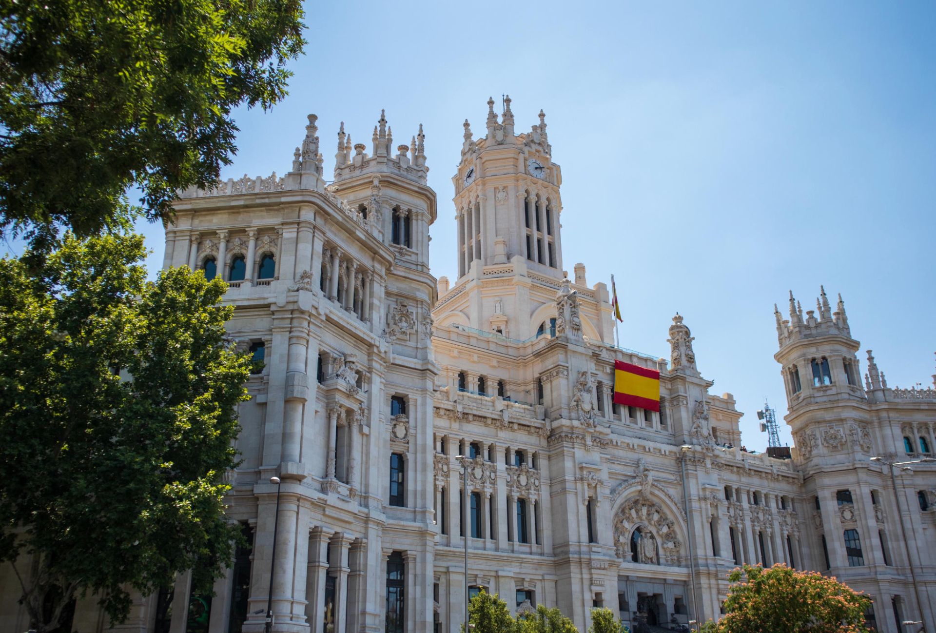 España-madrid-centro-bandera